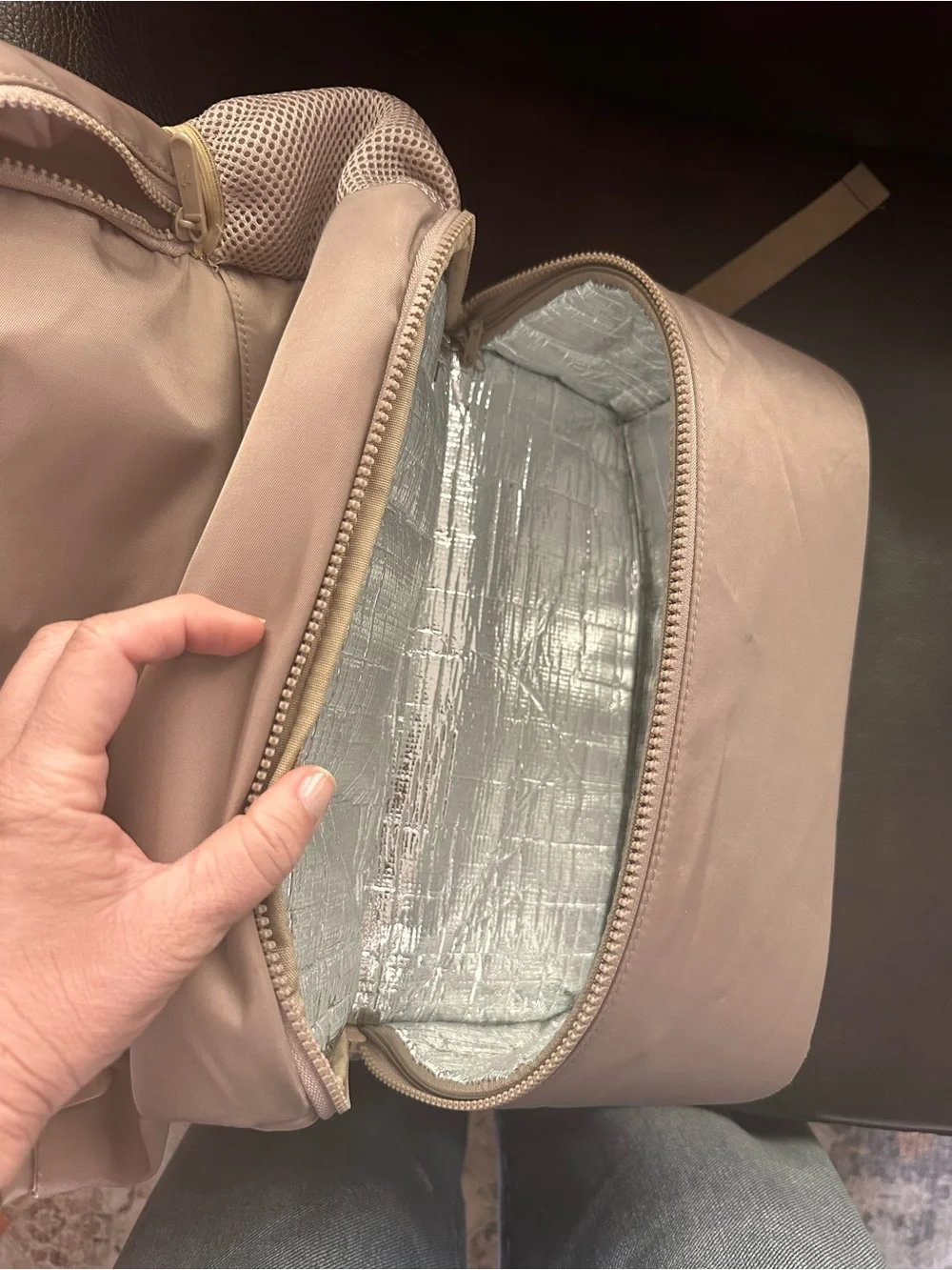 1st Phorm Transit Commuter Backpack - Taupe / Beige (Great condition)
